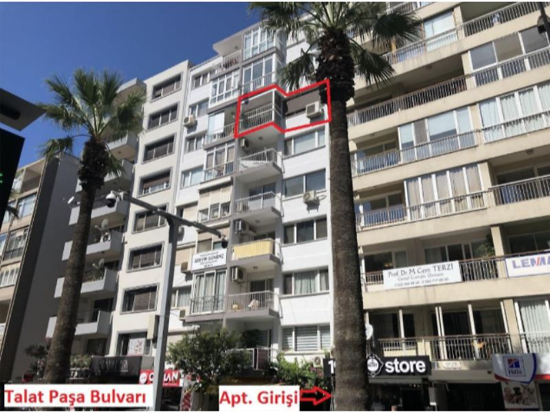 İzmir Konak Alsancak Mahallesinde 3+1 108 m2 Daire İzmir Konak