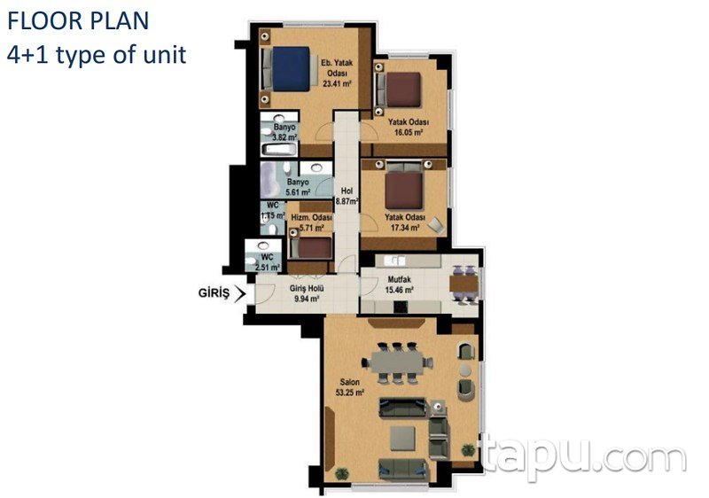 Selenium Twins'te Full Dekorlu Daire