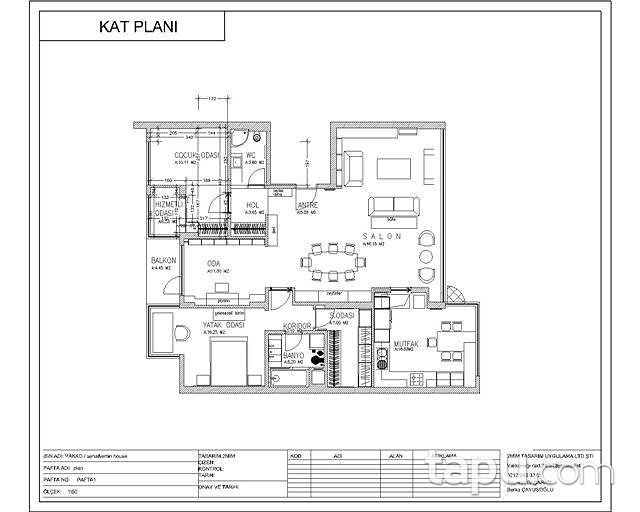 Bebek Tanova Sitesi Açık Deniz Manzaralı 3+1 Daire