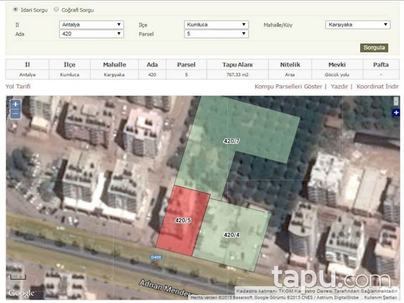 Antalya Kumluca'da Yatırımlık Daire 3+1