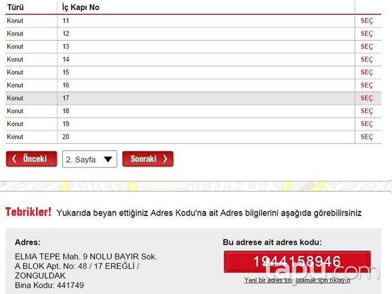 Zonguldak Ereğli'de Sitede 3+1 Daire