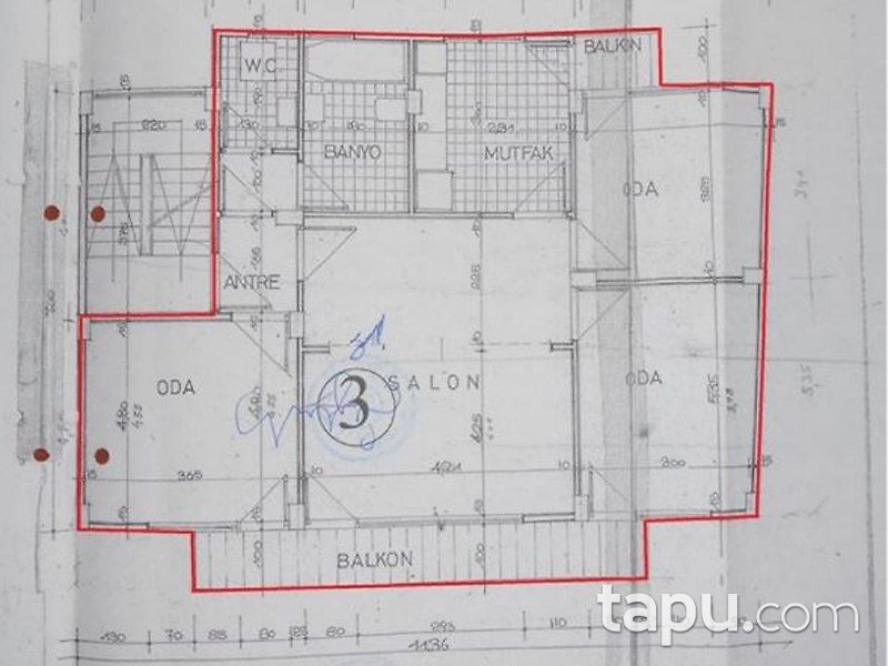 Kocaeli Körfez'de Tahliye Edilmemiş 110 m2 3+1 Daire