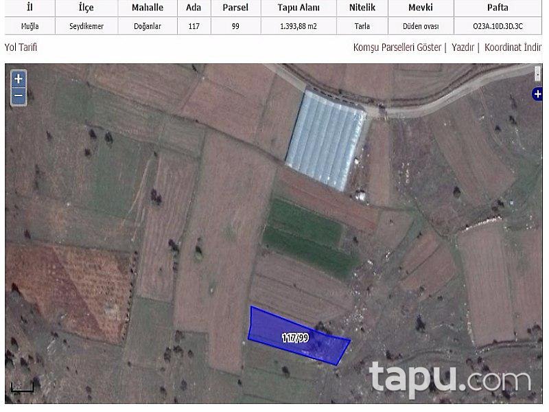 Muğla Seydikemer'de 4 Adet Ayrı Parsel Tarla