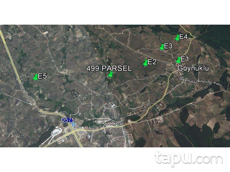 Bursa Mudanya Göynüklü Mahallesi 2700 m2 Zeytinlik