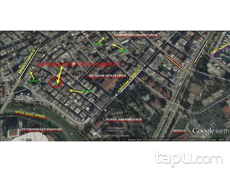 Mersin Akdeniz Hamidiye Mahallesi'nde 63 m2 Dükkan