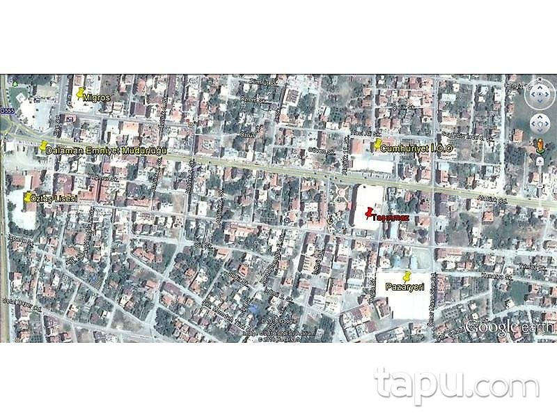 Muğla Dalaman Karaçalı Mahallesi'nde 162 m2 Dükkan