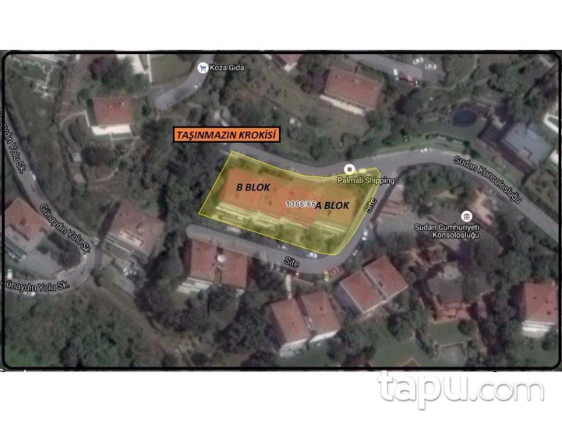 Bebek Tanova Sitesi Açık Deniz Manzaralı 3+1 Daire