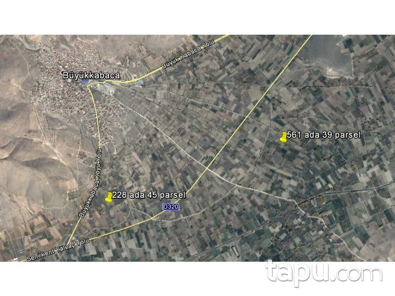 Isparta Senirkent'te 5 Adet 18.317 m2 Tarla
