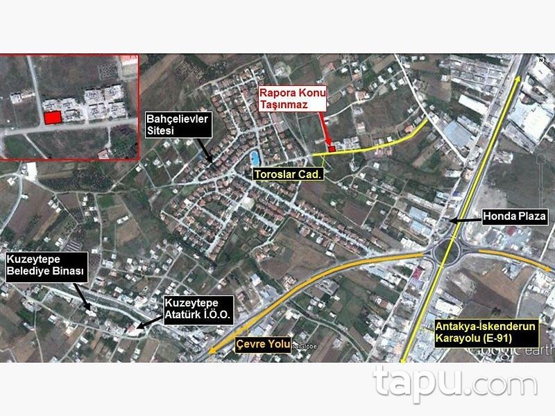 Hatay Antakya Kuzeytepe'de 3+1 103 m2 Daire