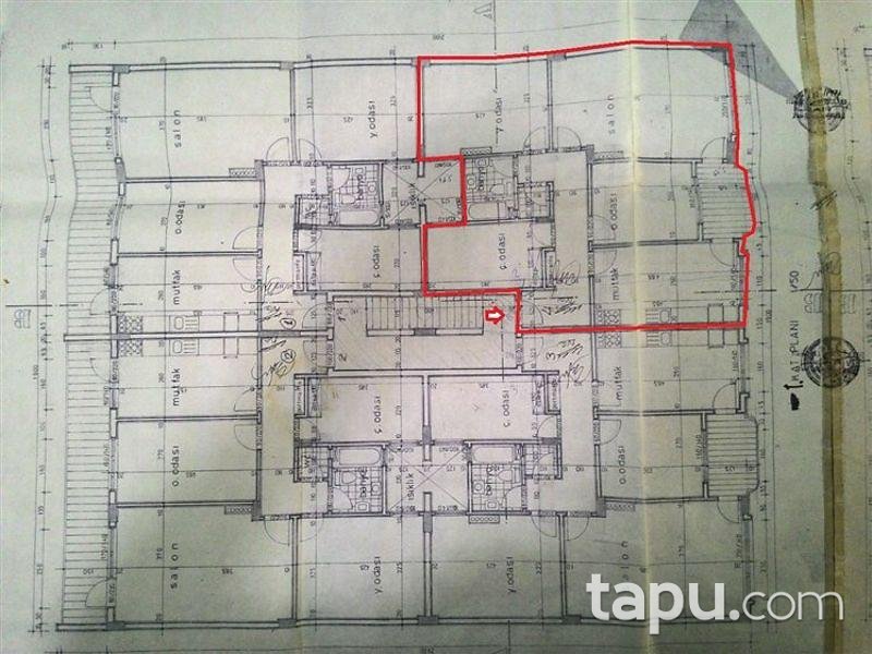 Muğla Dalaman Karaçalı'da 3+1 94 m2 Daire