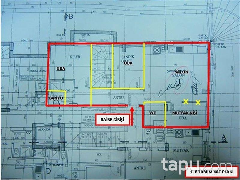 Ankara Keçiören Osmangazi'de 2+1 117 m2 Daire