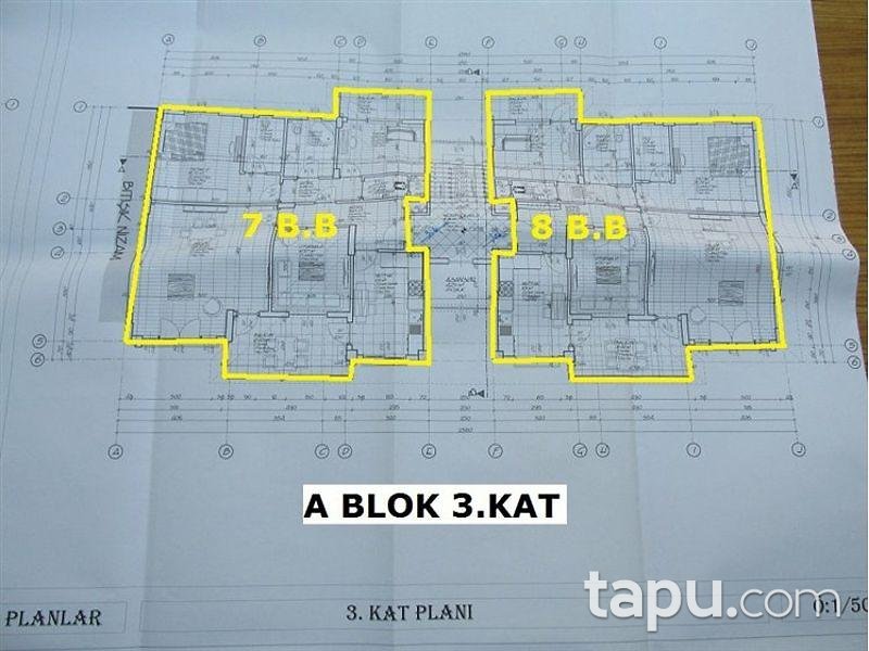 Karabük Merkez 5000 Evler'de 3+1 133 m2 Natamam Daire