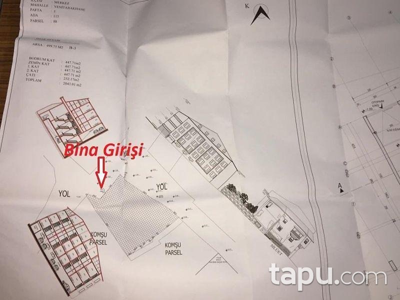 Tokat Merkez Alipaşa Mahallesinde 86 m Büro