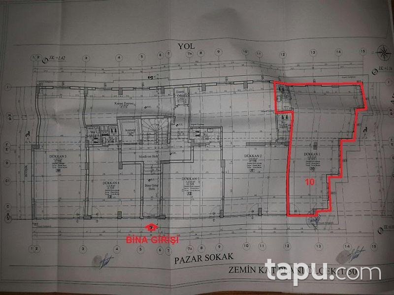 Samsun Kavak Soğuksu Mahallesinde 63 m2 Dükkan