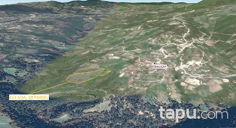 Çanakkale Yenice Ballıçay Köyü'nde 15.106 m2 Tarla