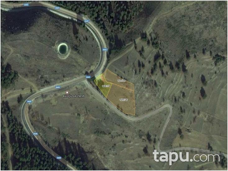 Burdur Ağlasun Çamlıdere Köyünde 1160 m2 Tarla