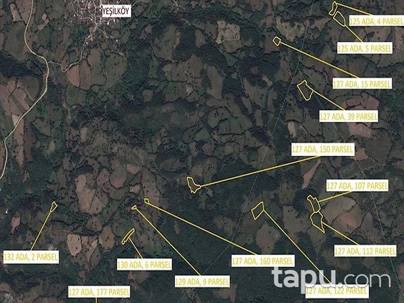 Çanakkale Yenice Yeşilköy Köyü'nde Toplam 91.736 m2 17 Tarla