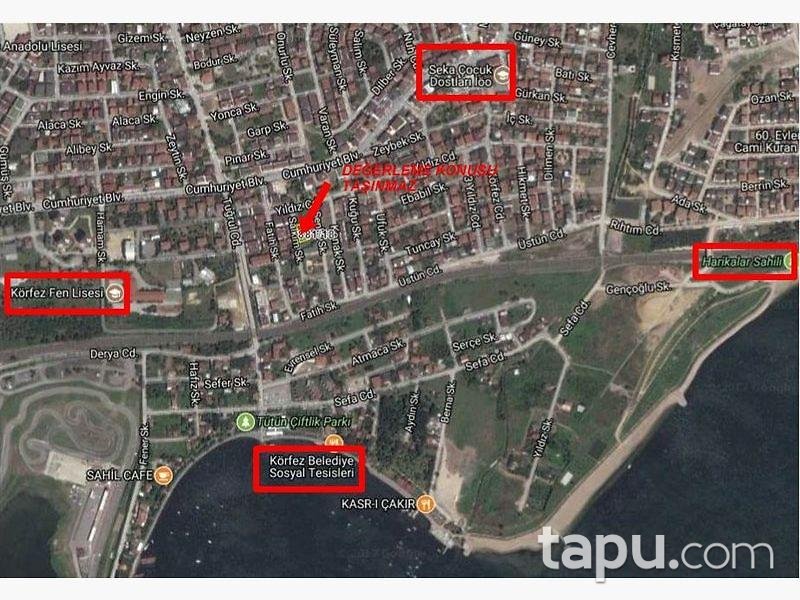 Kocaeli Körfez Fatih Mahallesinde 103 m2 2+1 Dubleks Daire
