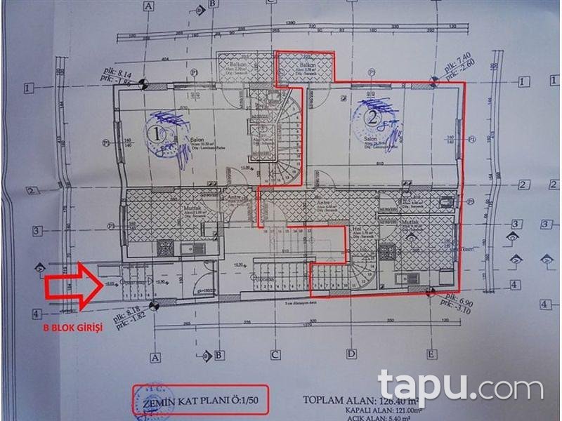 Kocaeli Körfez Fatih Mahallesinde 103 m2 2+1 Dubleks Daire