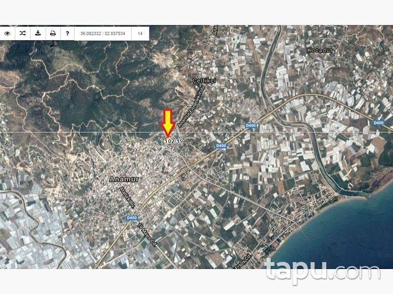 Mersin Anamur Toroslar Mahallesinde 3+1 133 m2 Daire