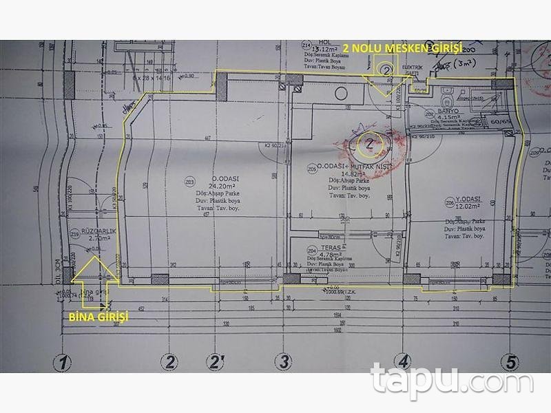 Kütahya Merkez Yoncalı'da 2+1 67m2 Daire
