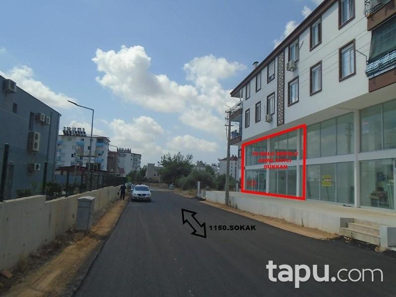 Antalya Kepez Varsak Karşıyaka Mahallesinde Asma Katlı Depolu Dükkan