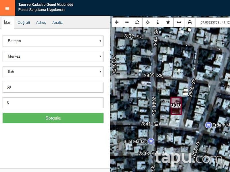 Batman Merkez Petrolkent Mahallesi'nde Arsa
