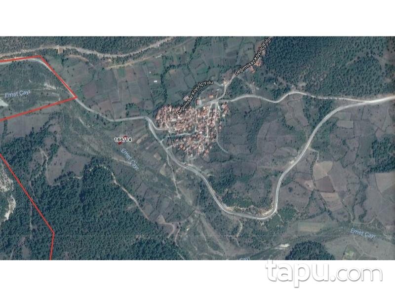 Kütahya Tavşanlı Değirmisaz Köyünde 326 m2 Tarla