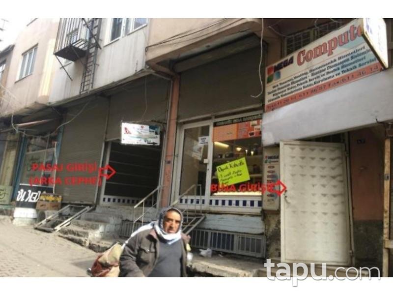Diyarbakır Ergani Aziziye Mahallesinde 18 m2 Dükkan