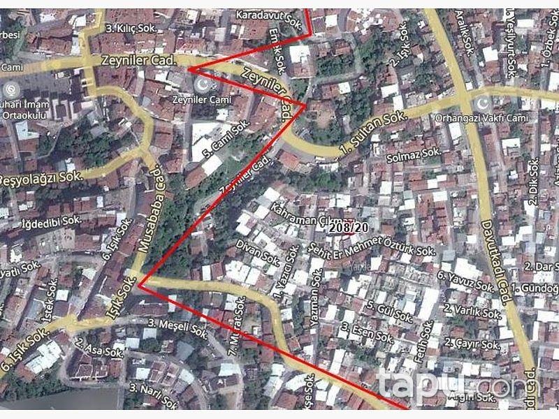 Bursa Yıldırım Davutkadı Mahallesinde Hisseli 5 Katlı Bina