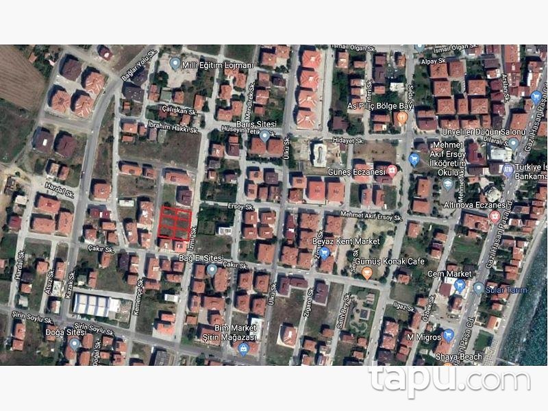 Tekirdağ Süleymanpaşa Altınova Mahallesinde 229 m2 Hisseli İmarlı Arsa