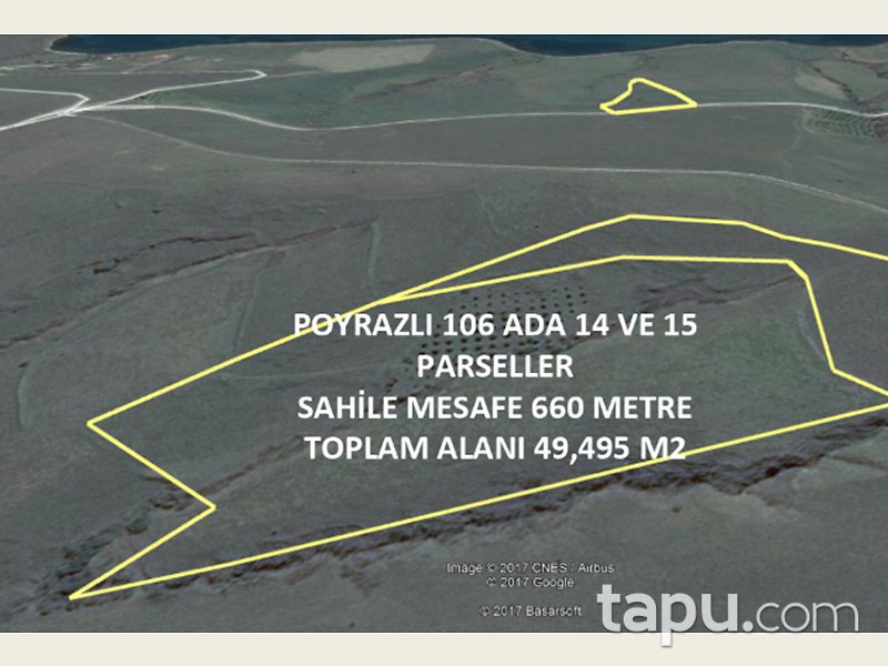 Balıkesir Erdek Paşalimanı Adasında 295.607 m2 Arsa