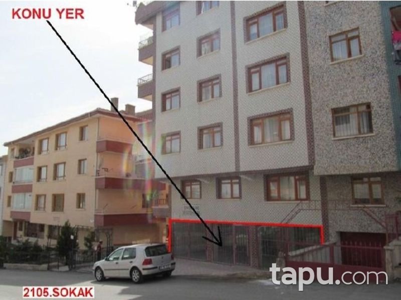 Ankara Etimesgut 30 Ağustos Mahallesinde 63 m2 Dükkan