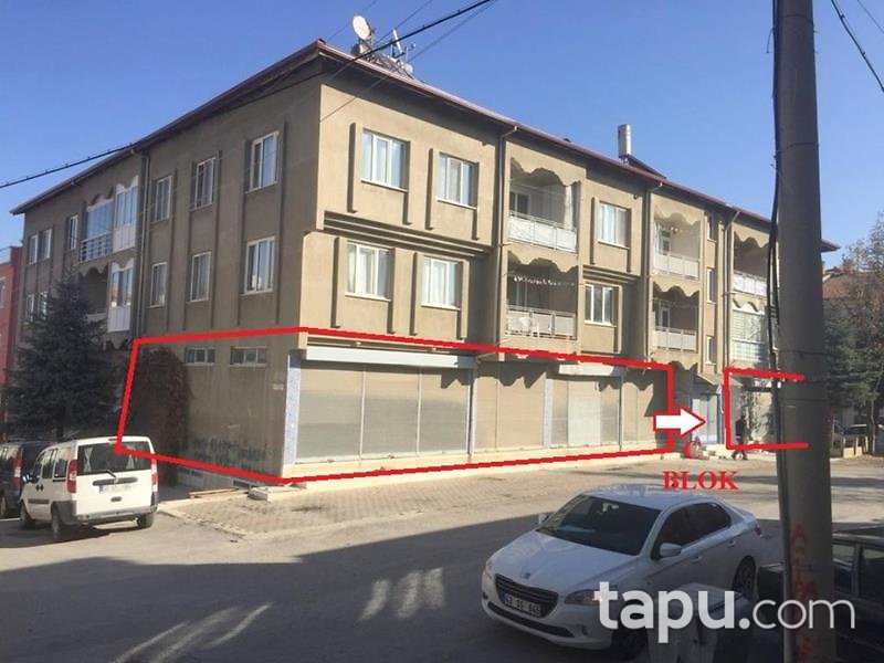 Kütahya Merkez Yıldırım Beyazıt Mahallesinde 614 m2 Dükkan