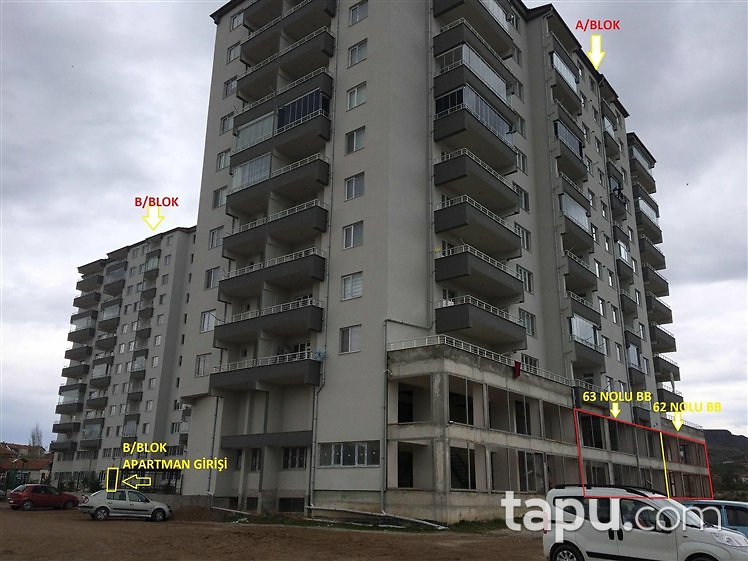 Çorum Sungurlu Sunguroğlu Mahallesinde 226 m2 Dükkan