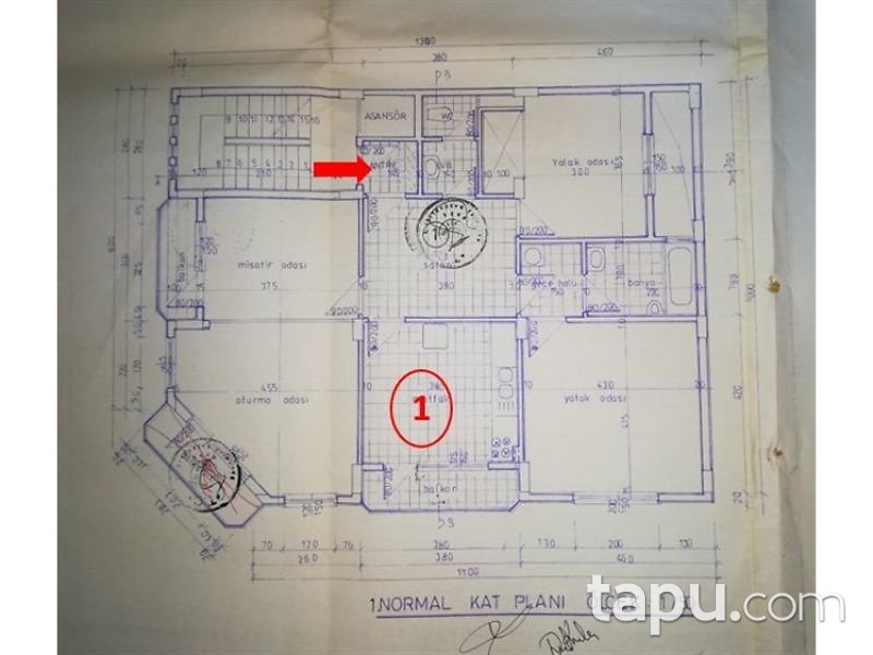 Ordu Ünye Kaledere Mahallesi'nde 113 m2 Daire
