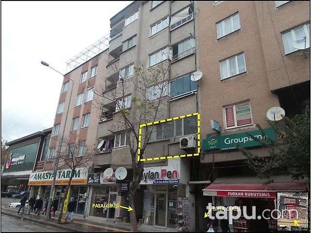 Amasya Merkez Hacı İlyas Mahallesinde 33 m2 Ofis