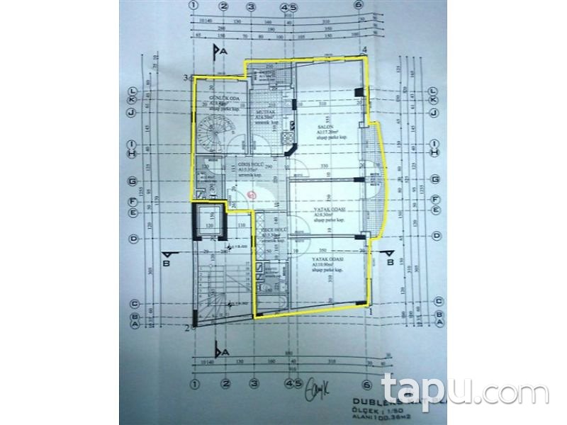 Trabzon Ortahisar Yalı Mahallesinde 5+1 122 m2 Dubleks