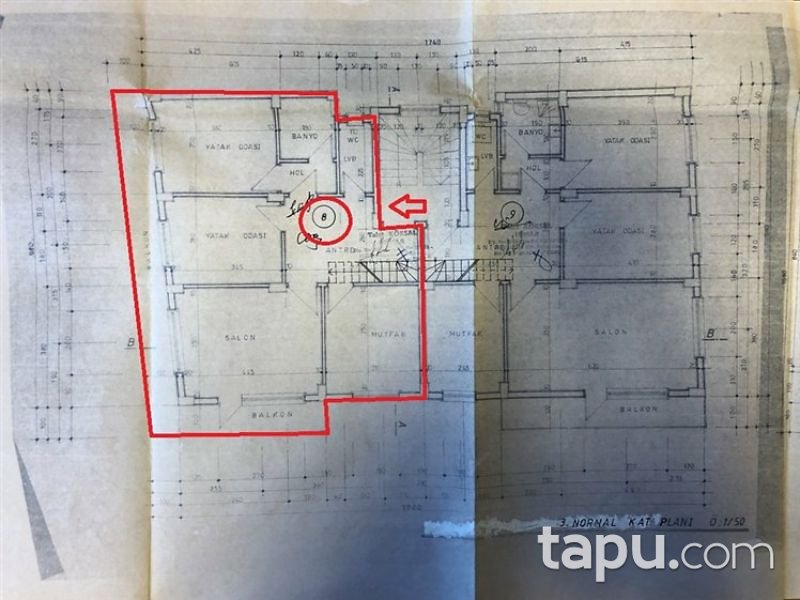 Ordu Altınordu Şahincili Mahallesinde 93 m2 Daire