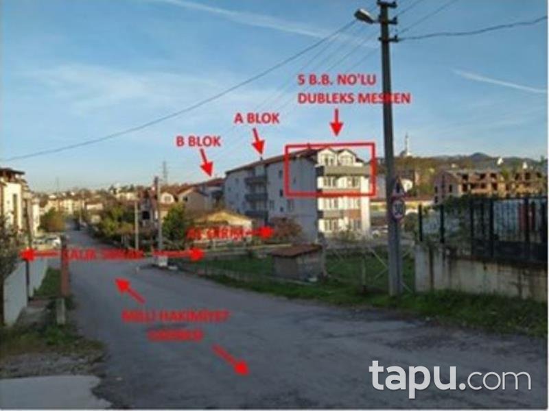 Kocaeli Başiskele Barbaros Mahallesinde Dubleks Daire