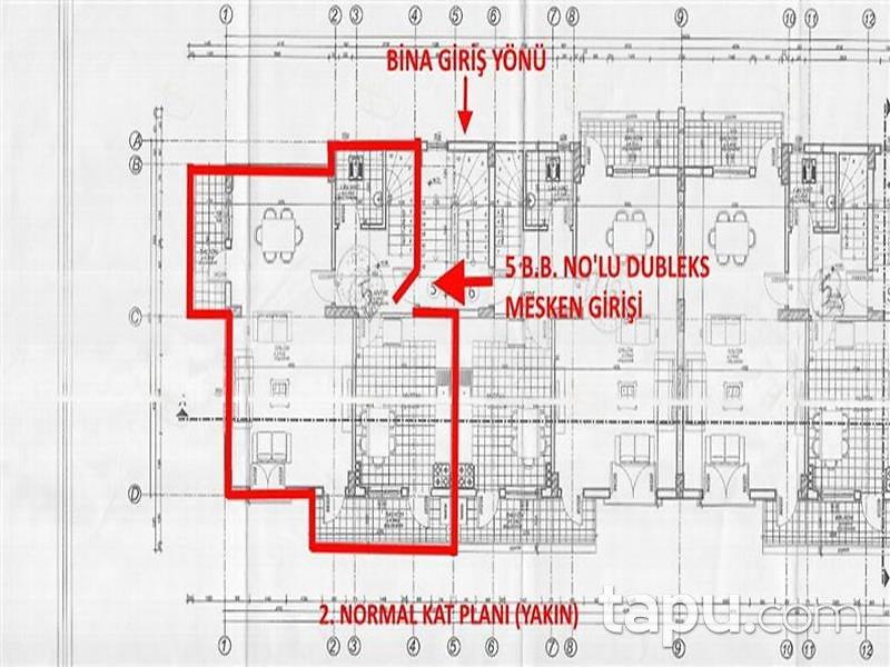 Kocaeli Başiskele Barbaros Mahallesinde Dubleks Daire