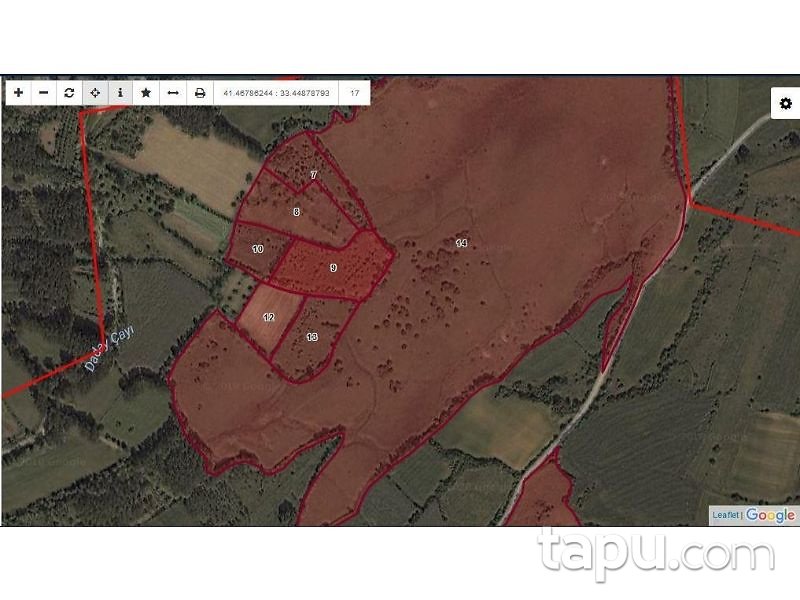 Kastamonu Daday Tüfekçi Köyünde 582 m2 Hisseli Tarla
