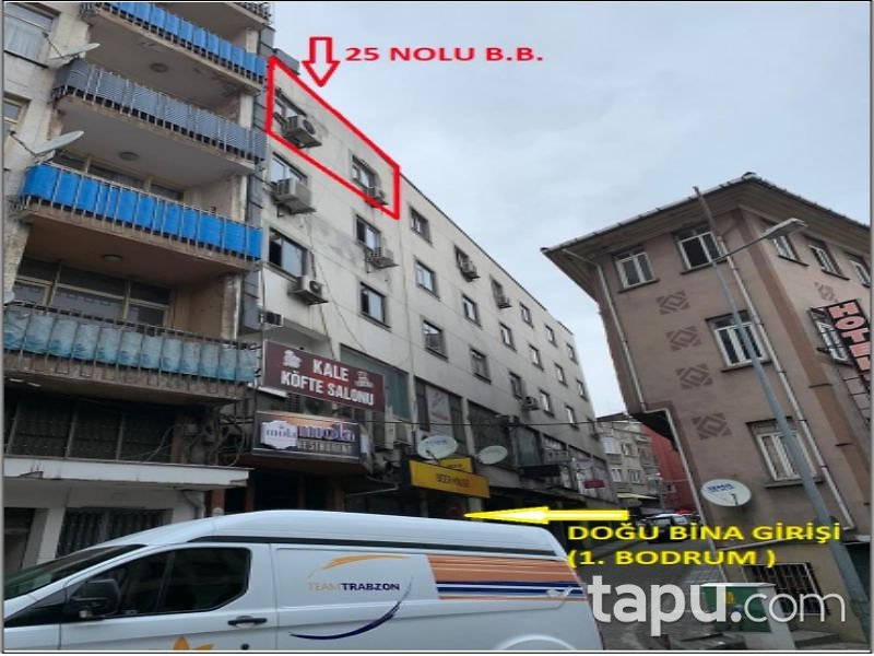 Trabzon Ortahisar İskenderpaşa Mahallesinde Büro