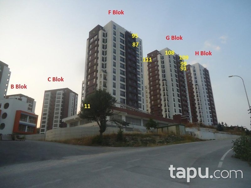 Bilecik Merkez Bahçelievler Mahallesi Cemre Yaşam Sitesinde 52 m2 Daire