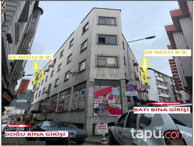 Trabzon Ortahisar İskenderpaşa Mahallesinde 62 m2 Büro