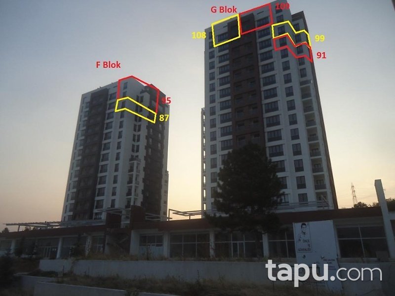 Bilecik Merkez Bahçelievler Mahallesi Cemre Yaşam Sitesinde 1+1 Daire