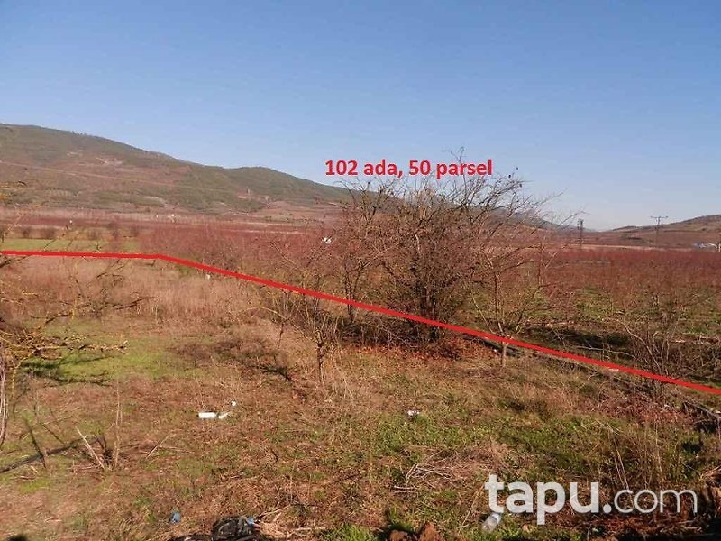 Bilecik Osmaneli Çerkeşli Köyünde 4207 m2 Tarla