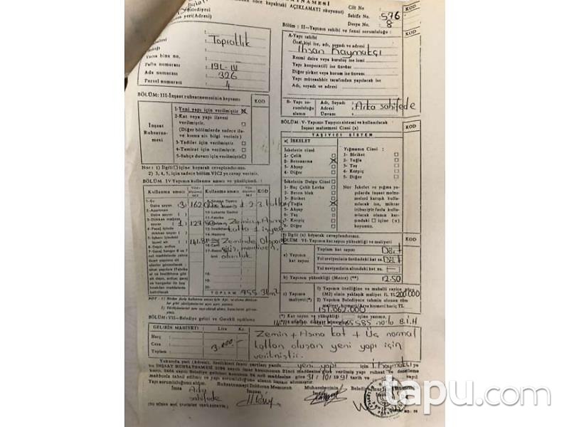 YAYINA ALINMAYACAK Denizli Pamukkale Topraklık Mahallesinde Natamam Bina