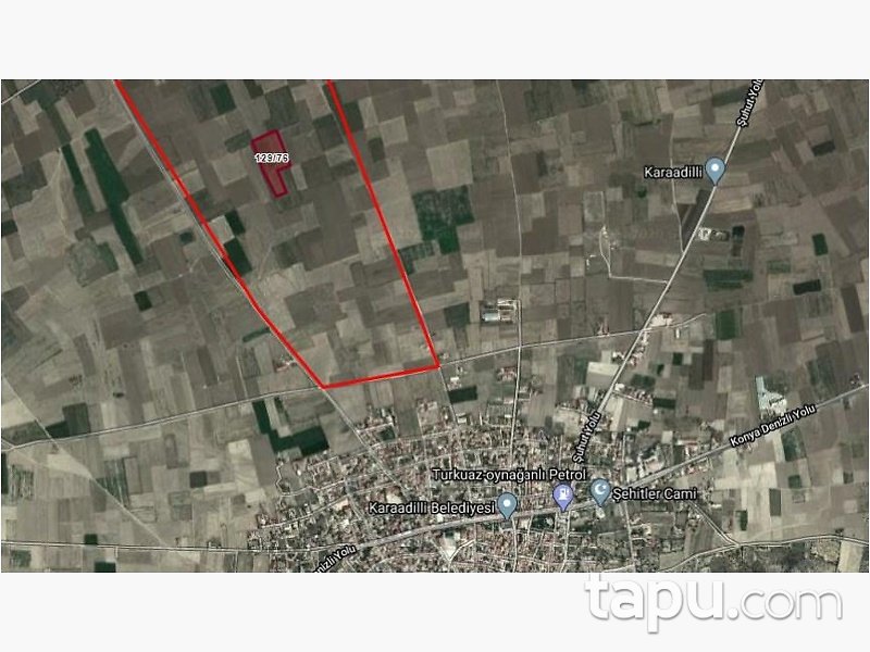 Afyonkarahisar Şuhut Karadilli/Çağlayan Mahallesinde 18.017 m2 Tarla