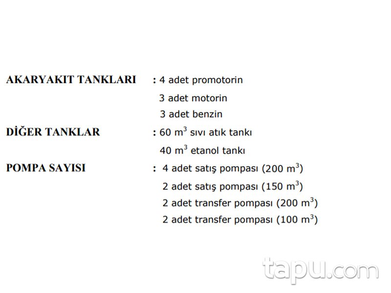Batman Tilmis Köyünde 18.912 m2 Akaryakıt Depolama Tesisi Tankları